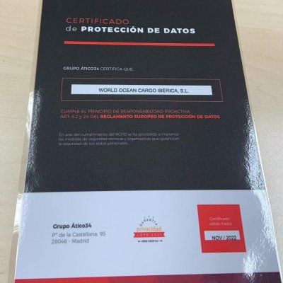 El certificado RGPD