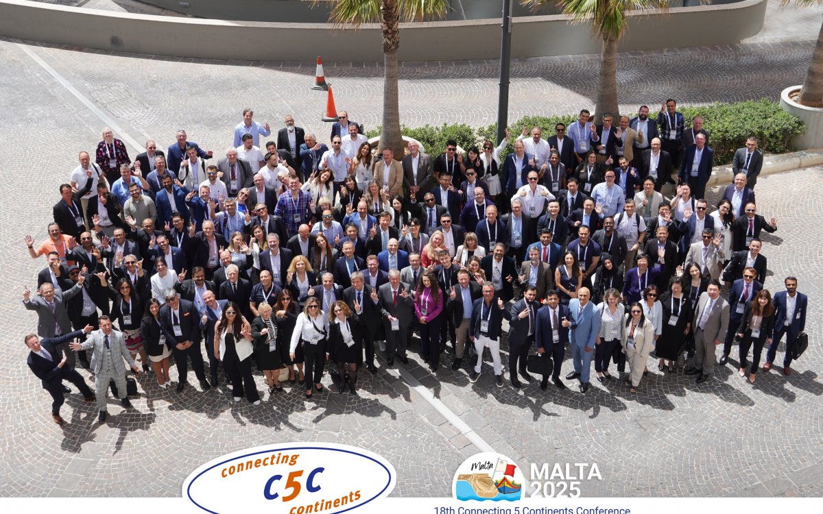 La 18e édition de Connecting 5 Continents s'est tenue à Malte du 8 au 12 mai 2025.
