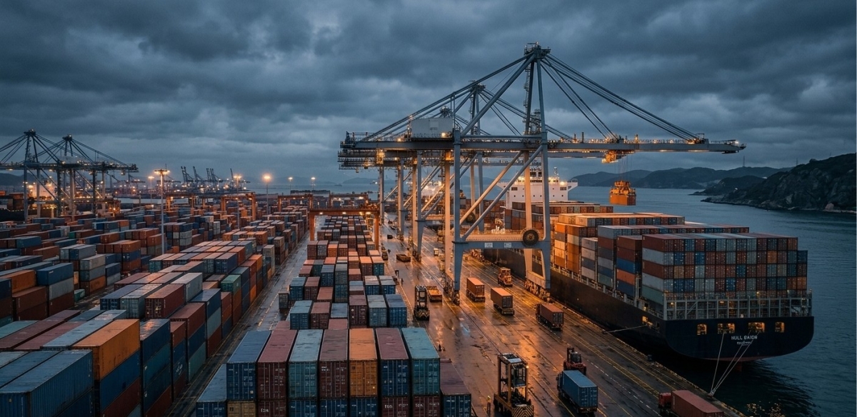 Why might a container be delayed?