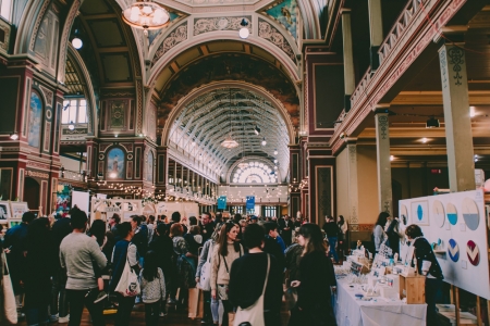 Feria alimentaria en Barcelona, España