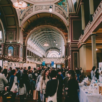 Food fair at Barcelona, Spain