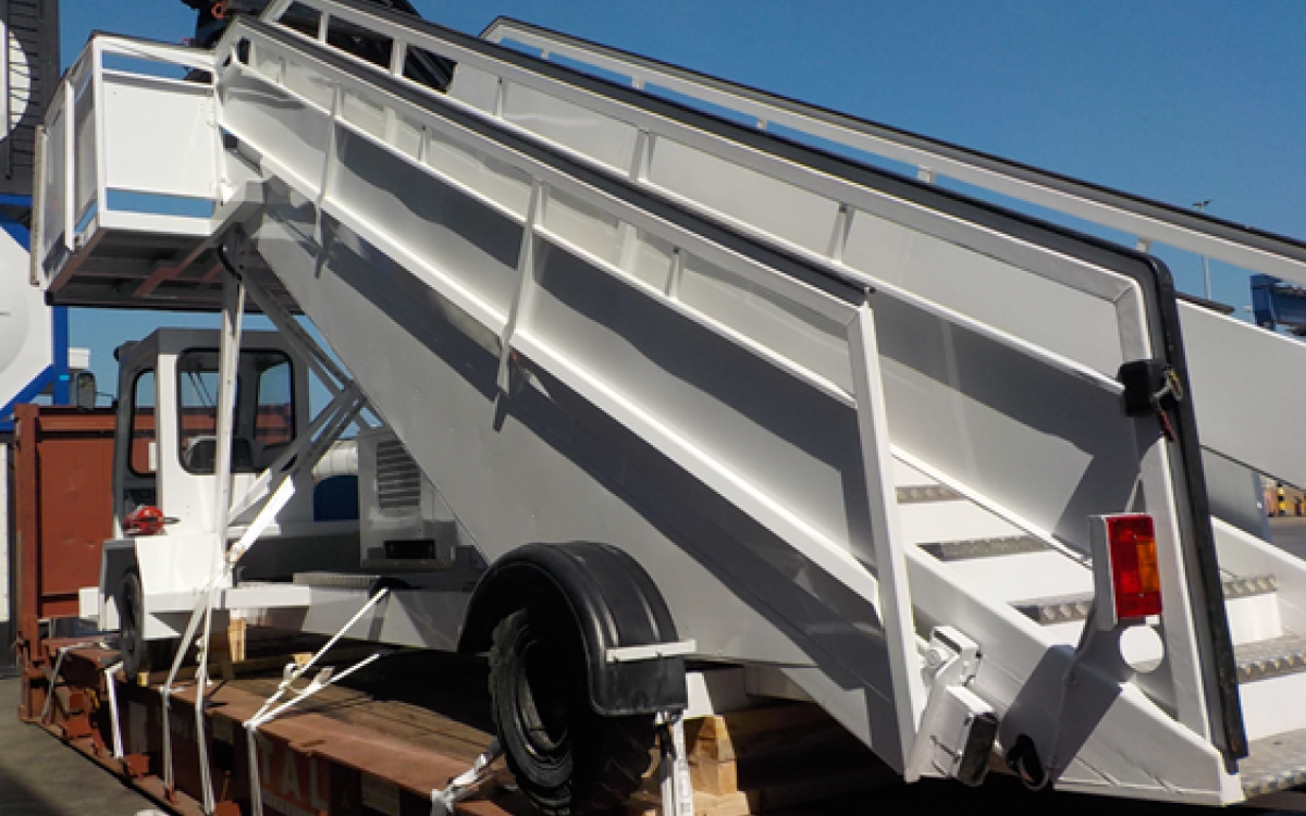 World Ocean Cargo moved 1 stair for Airport Passengers use